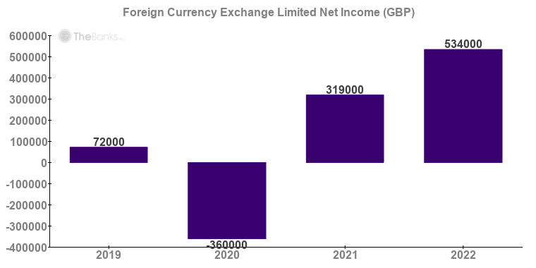 Foreign Currency Exchange Limited Net Income