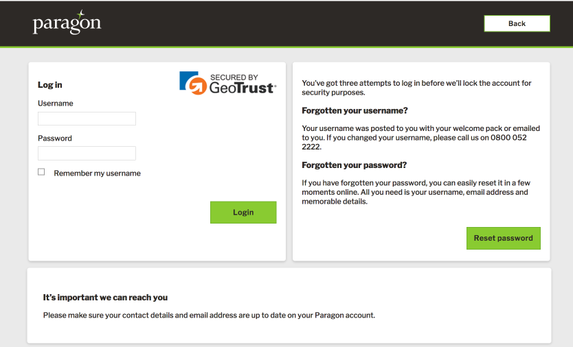 Paragon Bank Plc (United Kingdom) Bank Profile