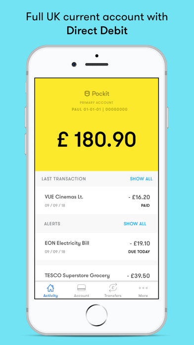 Pockit best sale bank app